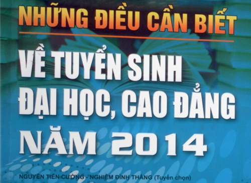Lãng phí tiền tỷ mua 'Cẩm nang tuyển sinh 2014'